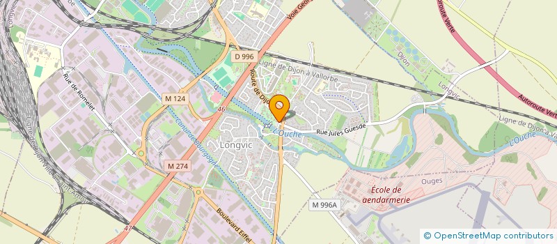 localisation de l'entreprise LASERCOMPO  LONGVIC