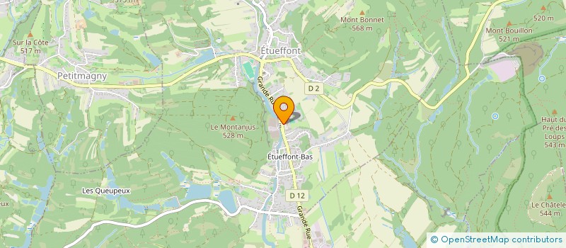 localisation de l'entreprise LASEREST SAS à ETUEFFONT