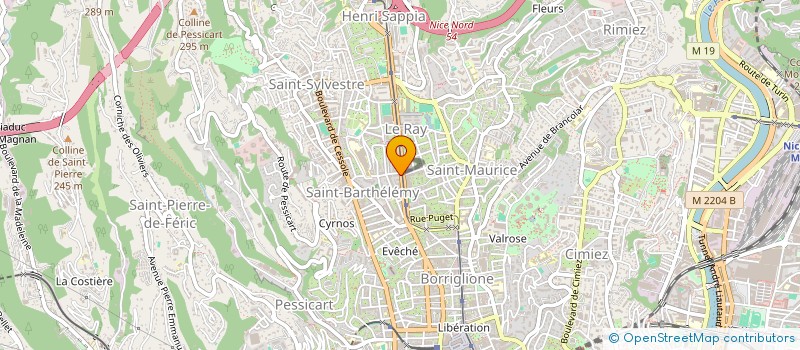 localisation de l'entreprise LASERGAMELAND à NICE