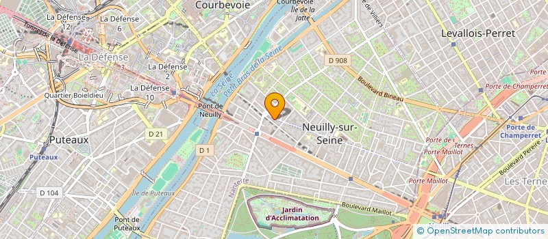 localisation de l'entreprise LASERHOUSE à NEUILLY-SUR-SEINE