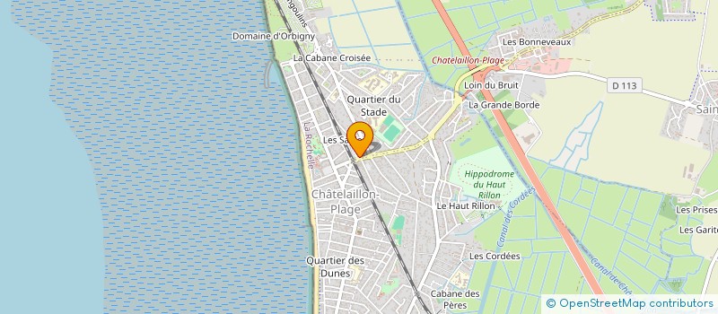 localisation de l'entreprise LASEROSTOP LA ROCHELLE à CHATELAILLON-PLAGE