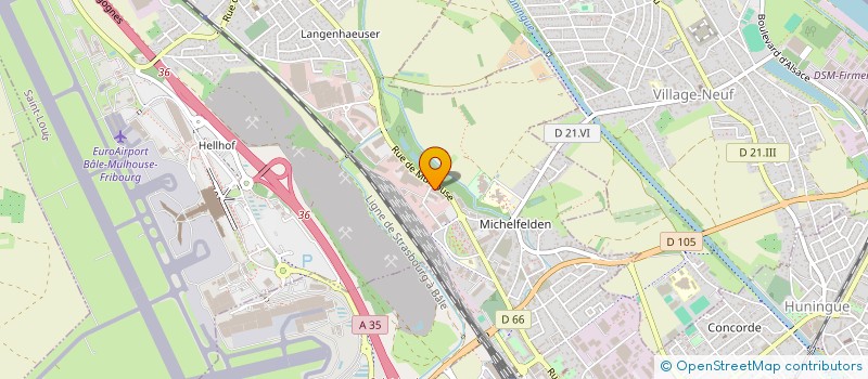 localisation de l'entreprise LASERTEC DECOUPE PARIS à SAINT-LOUIS