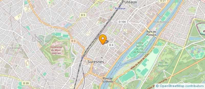 localisation de l'entreprise LASEV à SURESNES