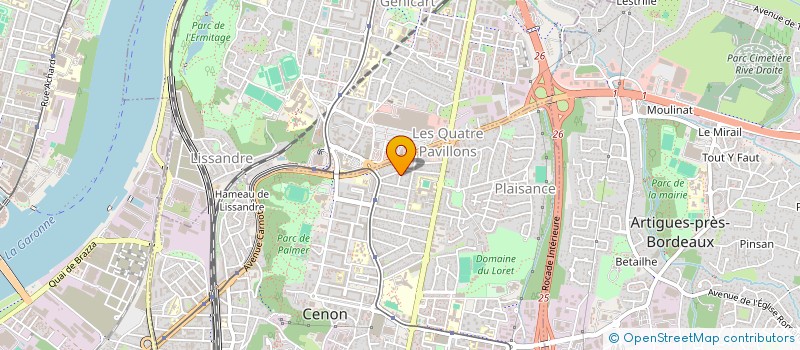localisation de l'entreprise LASFAR TALIB BUREAU D ETUDE - L.T.B.E. à CENON