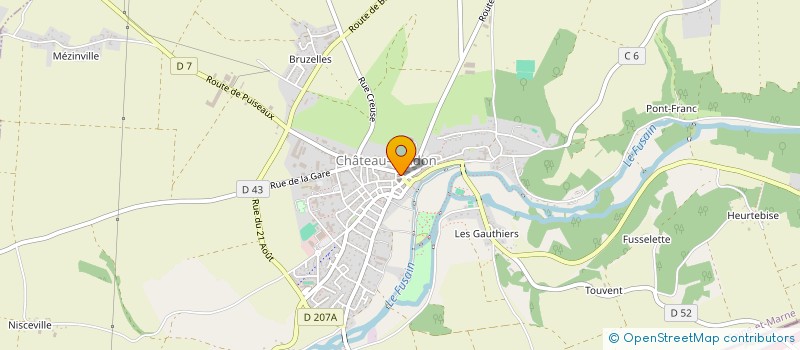 localisation de l'entreprise LASFCHALAND  CHATEAU-LANDON