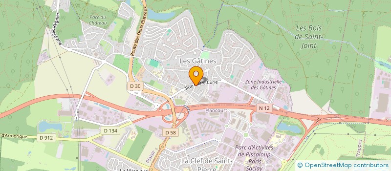 localisation de l'entreprise LASFER  PLAISIR