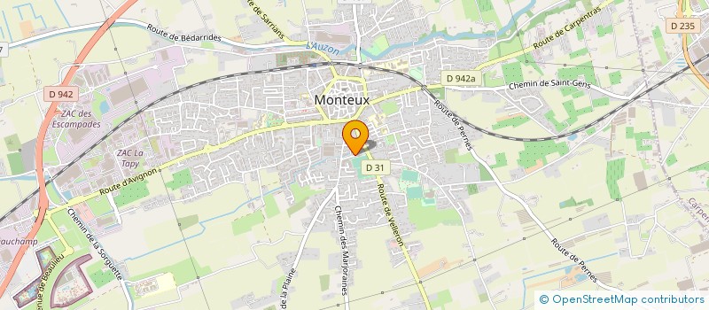 localisation de l'entreprise LASGRI à MONTEUX