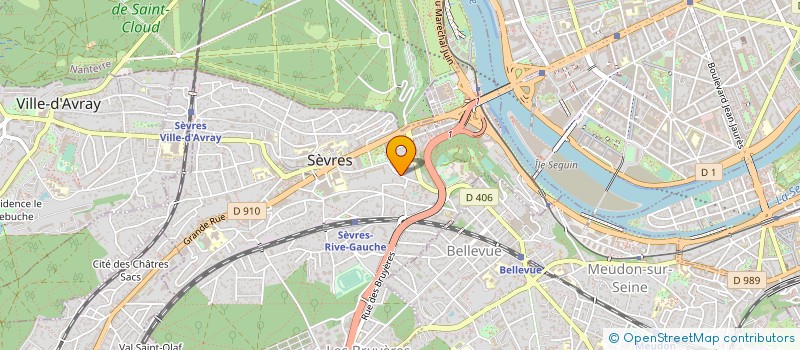 localisation de l'entreprise LASH BY ALIONA à SEVRES