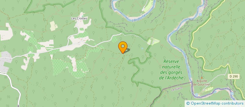 localisation de l'entreprise LASHERAS à VALLON PONT D'ARC