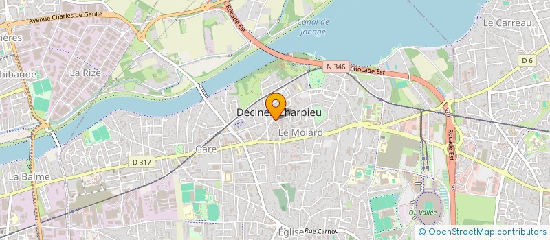 localisation de l'entreprise LASHES BY EL  DECINES-CHARPIEU