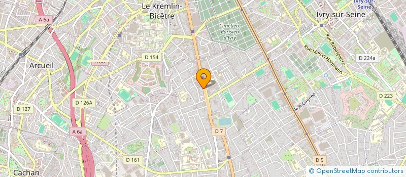 localisation de l'entreprise LASHIN DESIGN à VILLEJUIF