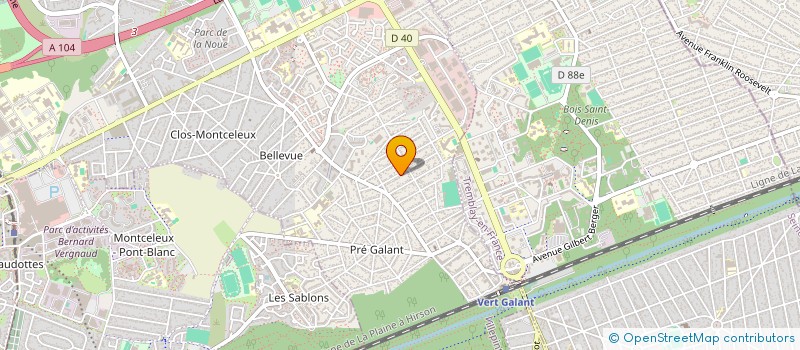 localisation de l'entreprise LASII à VILLEPINTE