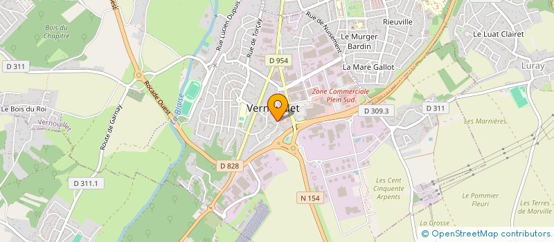 localisation de l'entreprise LASIMMO RENT  VERNOUILLET