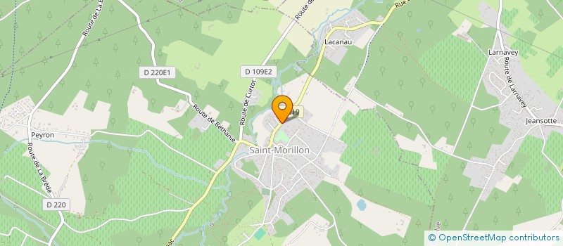 localisation de l'entreprise LASINVEST  SAINT-MORILLON