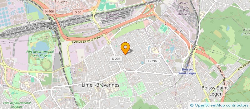 localisation de l'entreprise LASIRBAT  LIMEIL-BREVANNES