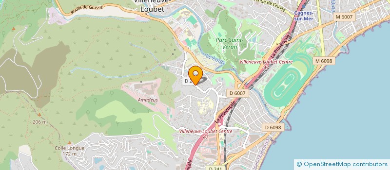 localisation de l'entreprise LASKA à VILLENEUVE-LOUBET