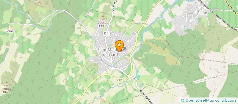 localisation de l'entreprise LASKAR  SAINT-MAMERT-DU-GARD