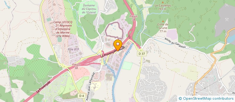 localisation de l'entreprise LASKO à FREJUS