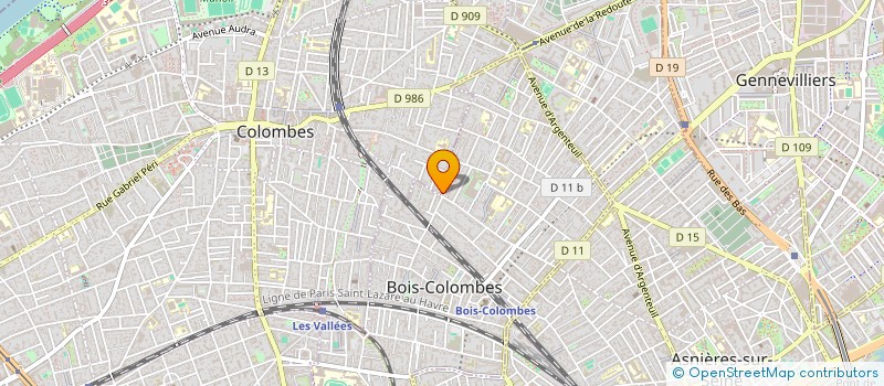 localisation de l'entreprise LASLO à BOIS-COLOMBES