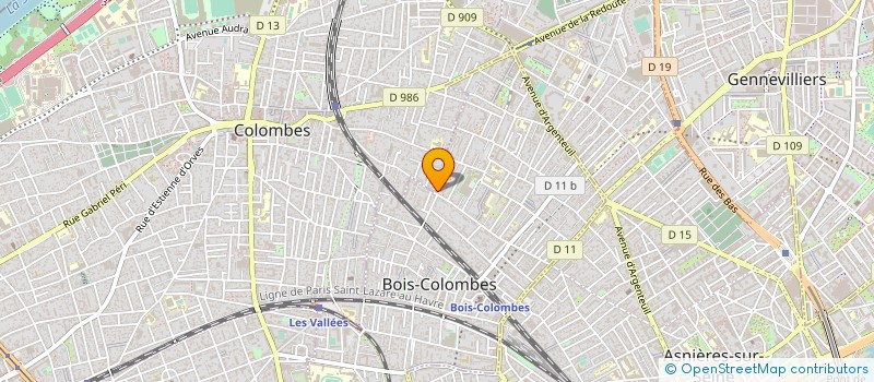 localisation de l'entreprise LASLO CONSTRUCTION à BOIS-COLOMBES