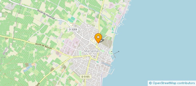 localisation de l'entreprise LASLOC à MARSEILLAN
