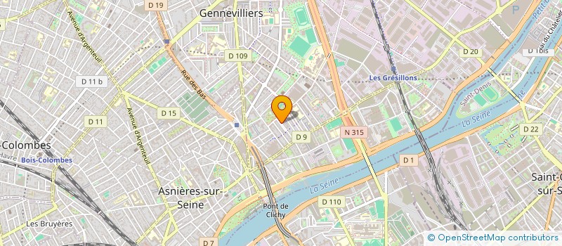 localisation de l'entreprise LASMAR à GENNEVILLIERS