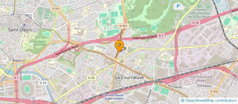 localisation de l'entreprise LASMILA STORE à LA COURNEUVE