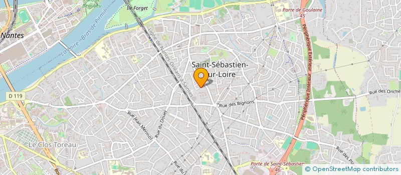 localisation de l'entreprise LASNE  SAINT-SEBASTIEN-SUR-LOIRE