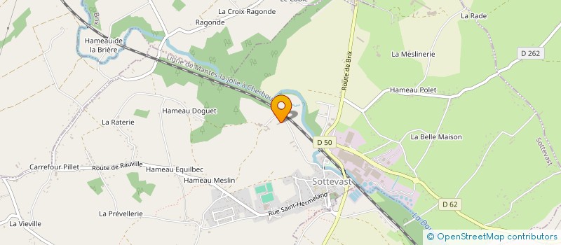 localisation de l'entreprise LASNIER  SOTTEVAST