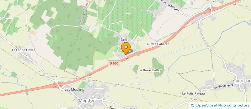 localisation de l'entreprise LASNIER ALEXANDRE  CIZAY-LA-MADELEINE