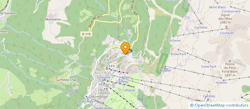 localisation de l'entreprise LASNIER & BECUE  BOURG-SAINT-MAURICE