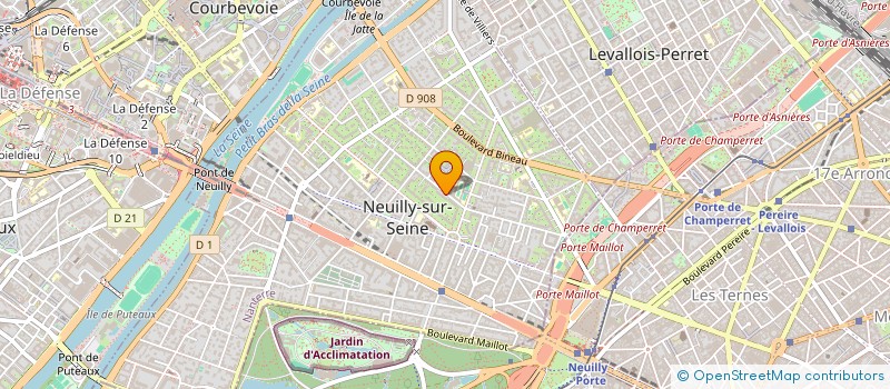 localisation de l'entreprise LASNIER MICHE à NEUILLY-SUR-SEINE