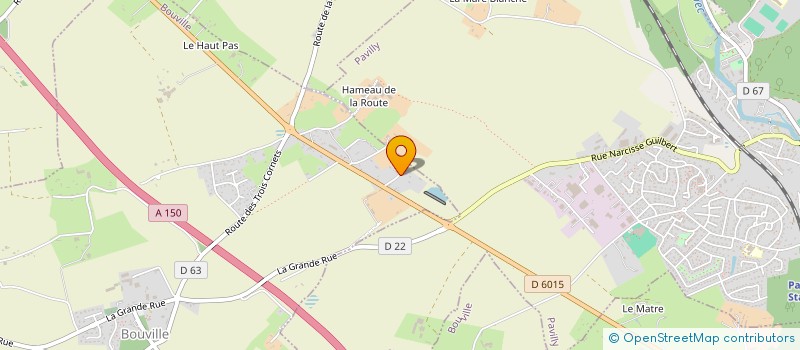 localisation de l'entreprise LASNON COUVERTURE  BOUVILLE