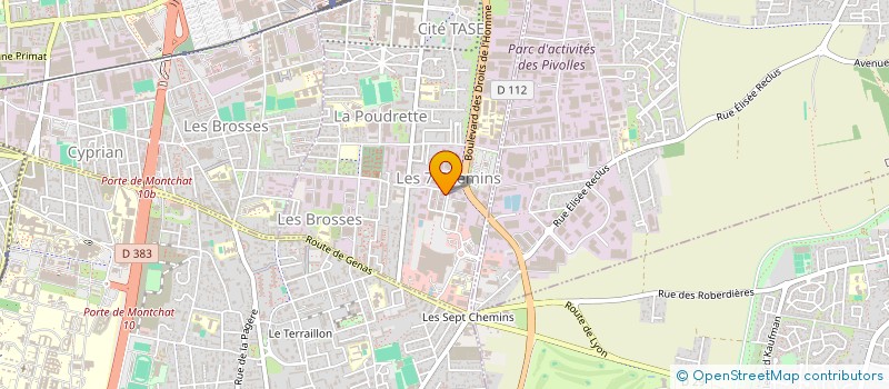 localisation de l'entreprise LASOTEL GROUPE  VAULX-EN-VELIN