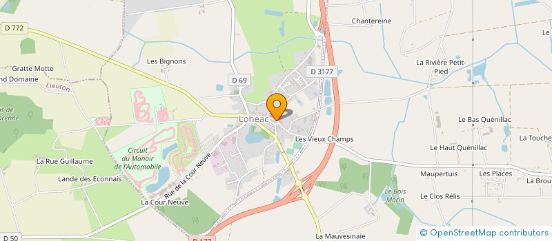 localisation de l'entreprise LASPARA  LOHEAC