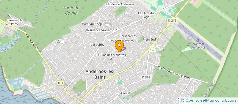 localisation de l'entreprise LASPLATES  ANDERNOS-LES-BAINS