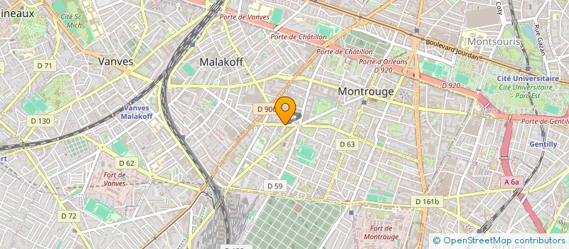 localisation de l'entreprise LASRY  MONTROUGE