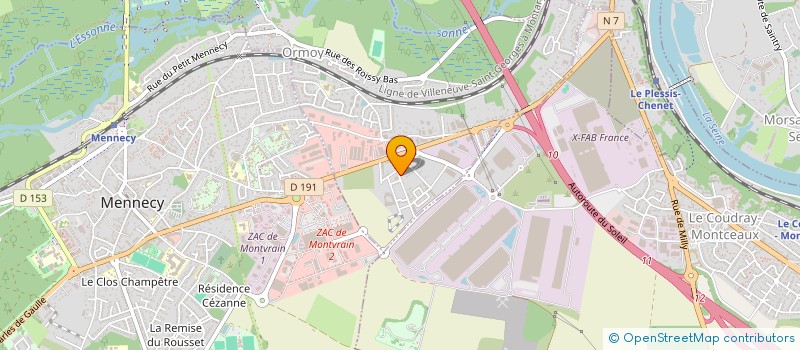 localisation de l'entreprise LASS SERVICES  ORMOY