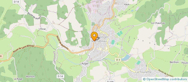 localisation de l'entreprise LASSA  SAINT-BONNET-LE-CHATEAU