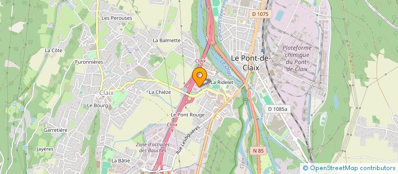 localisation de l'entreprise LASSAGNE 5  CLAIX