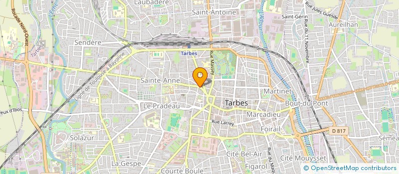 localisation de l'entreprise LASSALE  TARBES