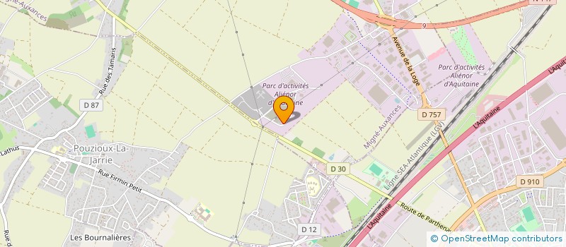 localisation de l'entreprise LASSALLE  MIGNE-AUXANCES