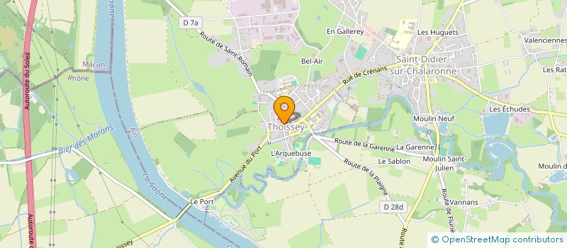 localisation de l'entreprise LASSART  THOISSEY