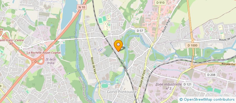 localisation de l'entreprise LASSATI  GOND-PONTOUVRE