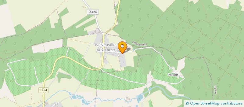 localisation de l'entreprise LASSEAUX ET FILS  LA NEUVILLE-AUX-LARRIS