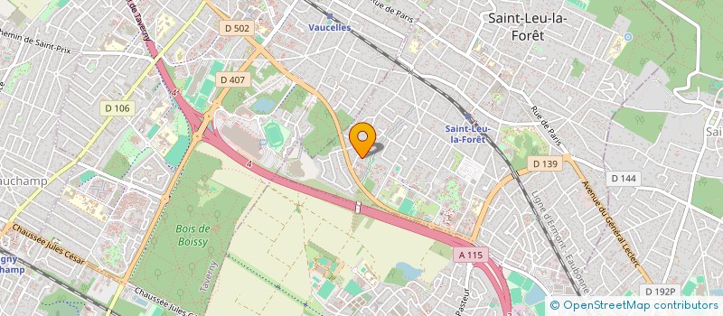 localisation de l'entreprise LASSEC  SAINT-LEU-LA-FORET