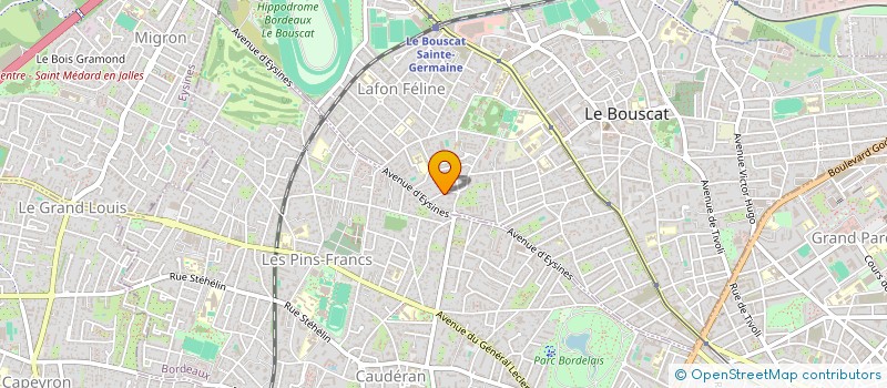 localisation de l'entreprise LASSENAT  LE BOUSCAT