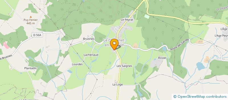 localisation de l'entreprise LASSENE à LE CHATENET-EN-DOGNON