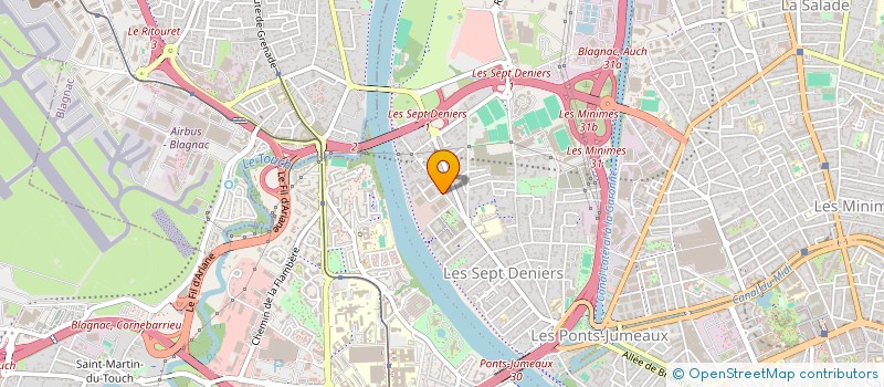 localisation de l'entreprise LASSERE PRET A PORTER à TOULOUSE