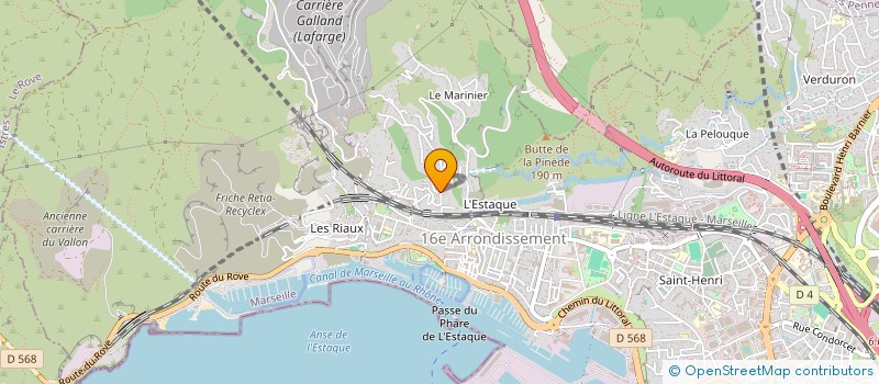 localisation de l'entreprise LASSERONE à MARSEILLE